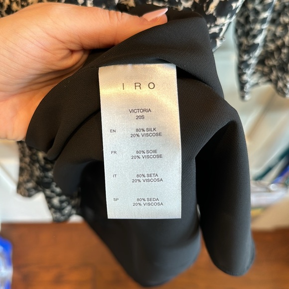 Iro Floral V Neck Dress - Picture 8 of 9